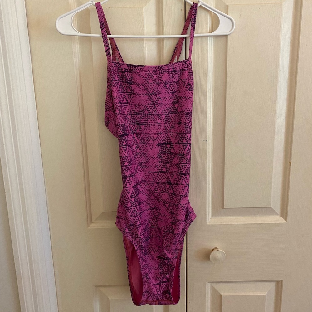 Pink speedo one peice (training suit) 8/34